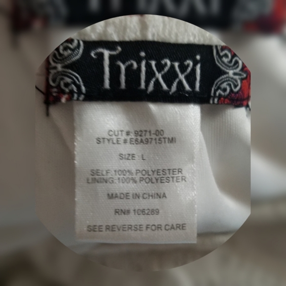 White Hi-Lo Strapless Dress - Picture 3 of 4